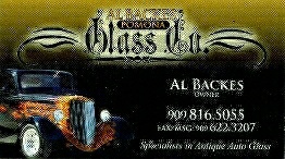Al Backes Glass Co. - Call 909-816-5055